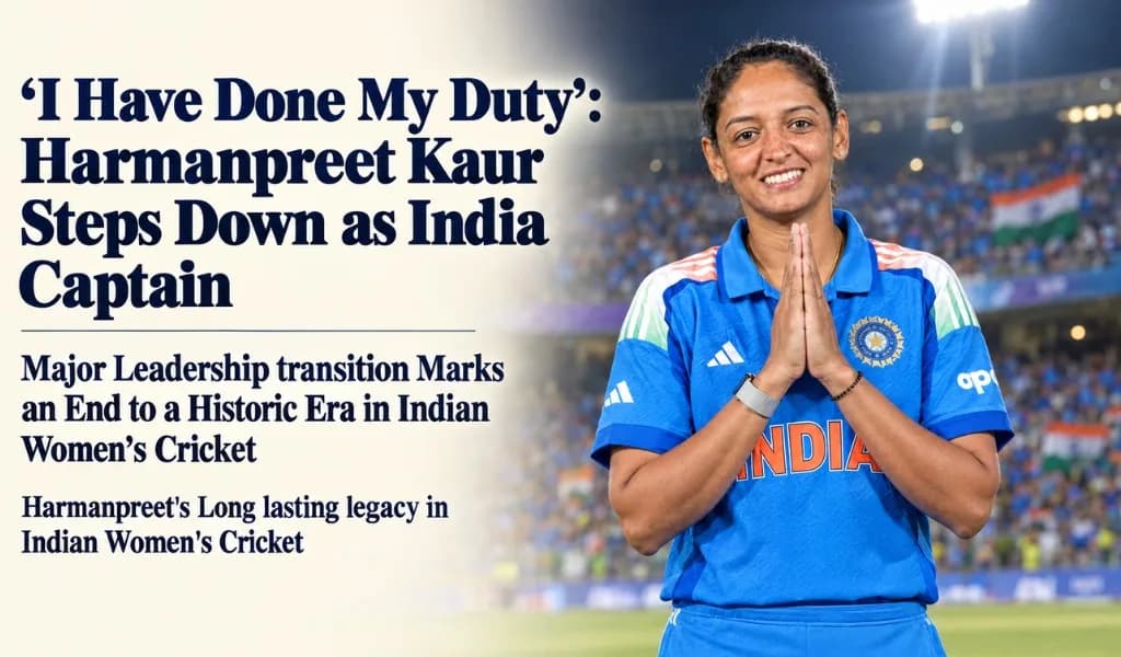 Harmanpreet Kaur Ends India Captaincy Stint, Leaves Lasting Legacy