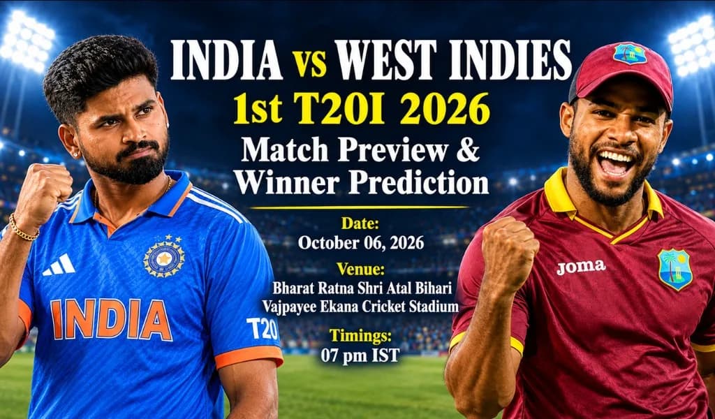 IND vs WI 1st T20I Preview and Prediction: Team to Make a Winning Start in Lucknow?