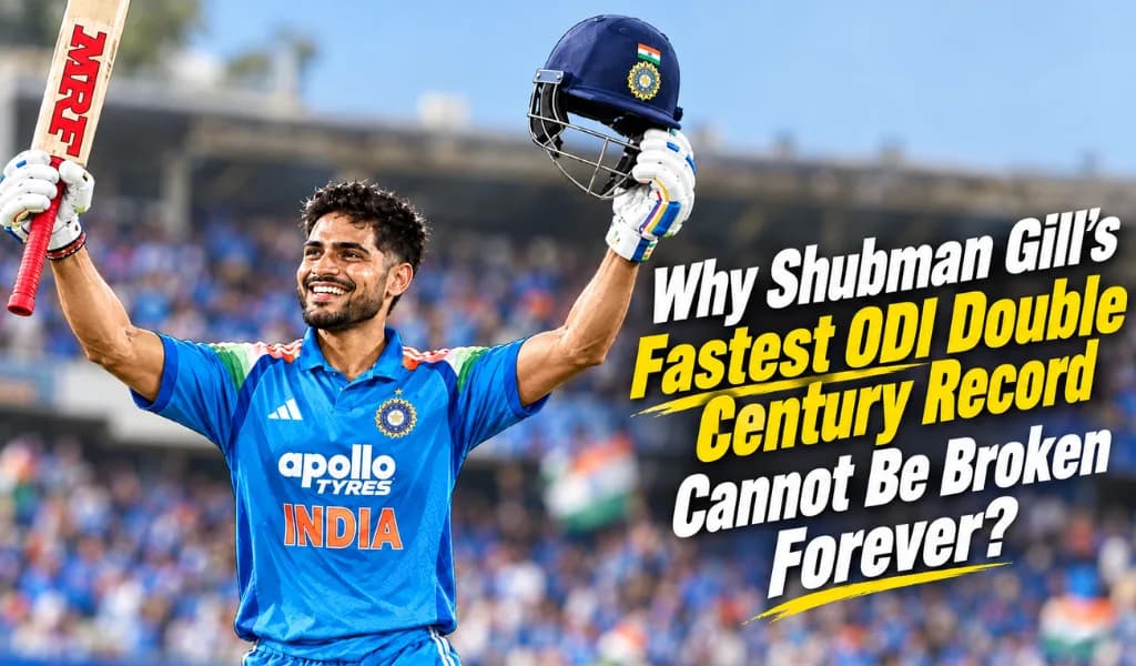 Why Shubman Gill’s Fastest ODI 200 Record Will Remain Unbeaten?