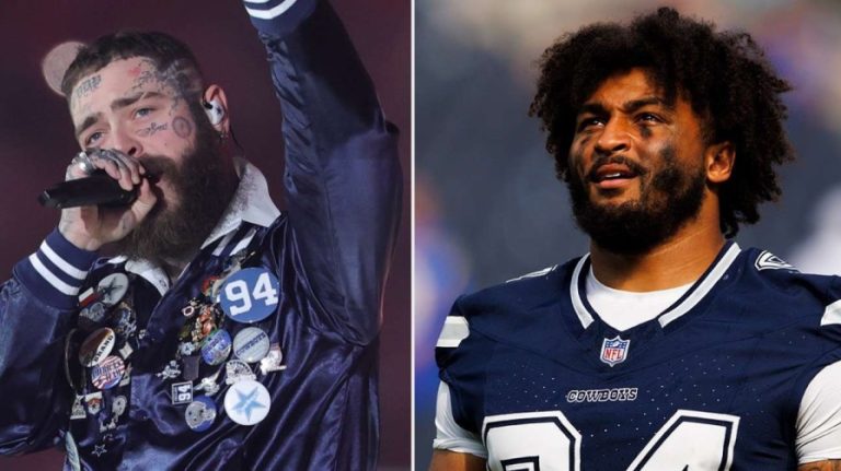 Post Malone’s sweet tribute to Marshawn Kneeland brings quiet moment at Cowboys Thanksgiving show