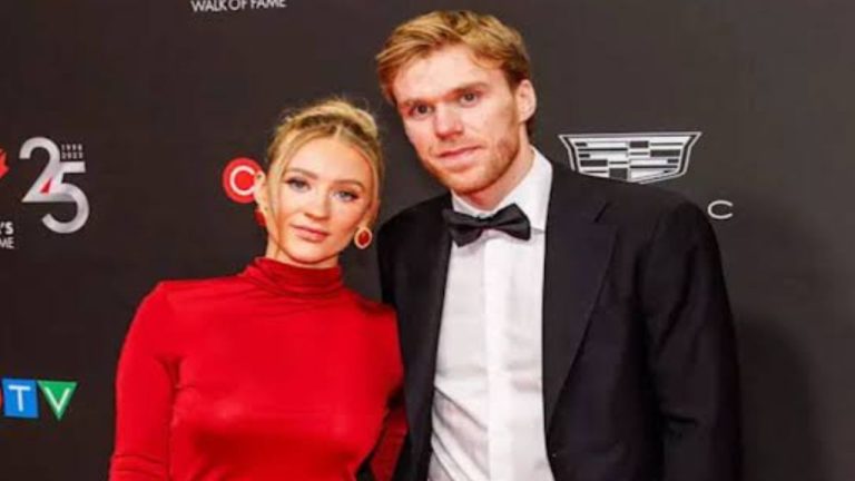 Connor McDavid’s wife Lauren Kyle sparks buzz with Oilers racing jacket inspired by F1 from new collection