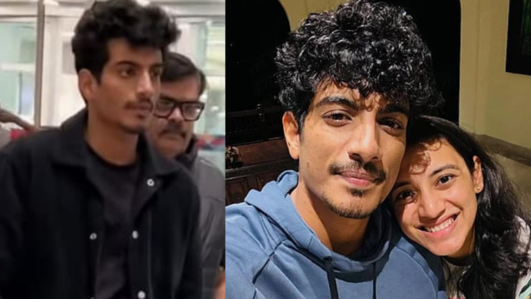 Smriti Mandhana wedding update: Palash Muchhal spotted in Mumbai after wedding delay and evil emoji move sparks big buzz